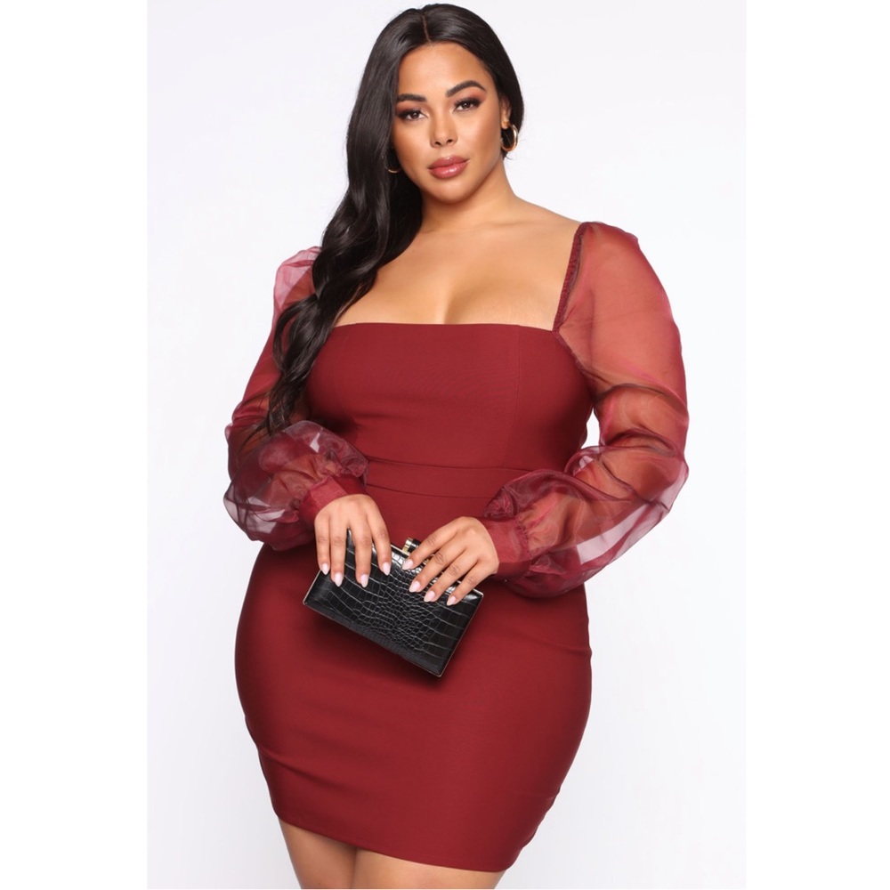 Wine red Dress